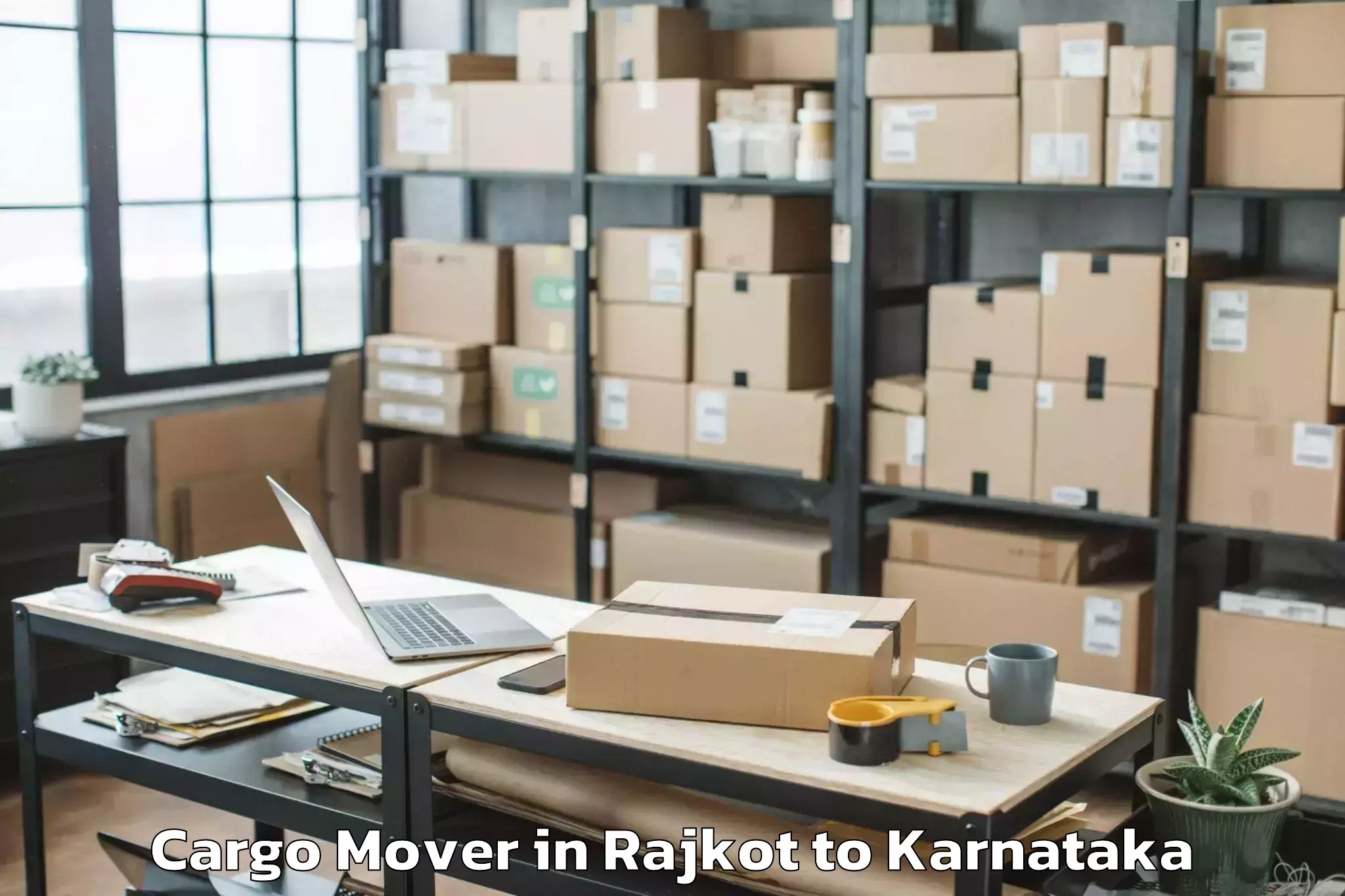 Reliable Rajkot to Chamrajnagar Cargo Mover